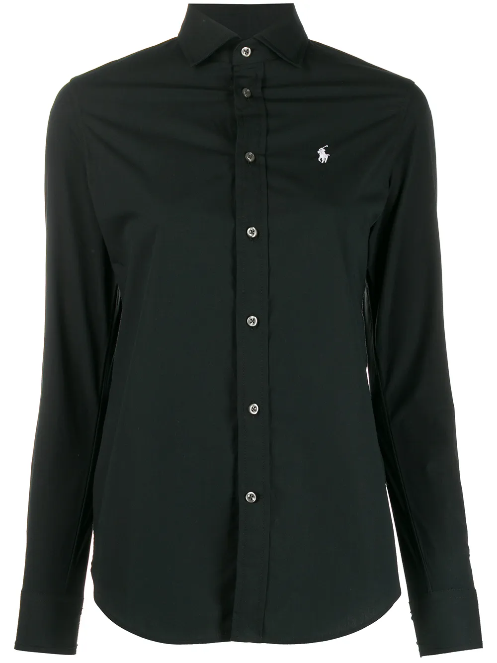 ralph lauren white fitted shirt