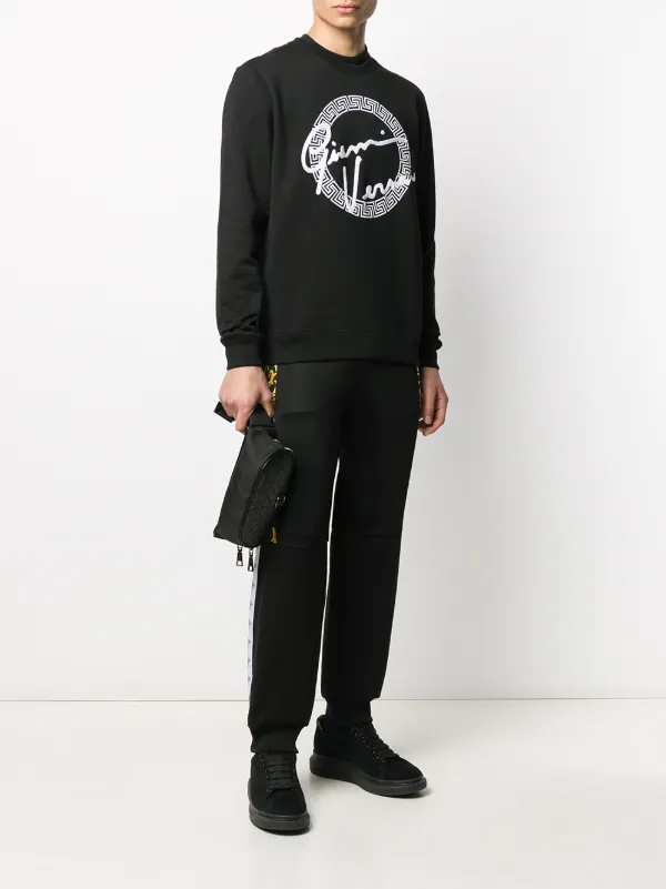 【関税&送料込】Versace Jogging Pants With Logo Logo Sweatpants | VERSACE US