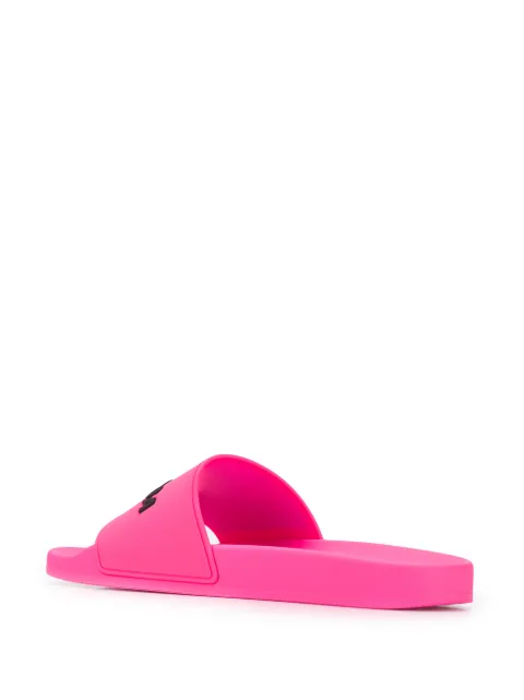 balenciaga hot pink slides