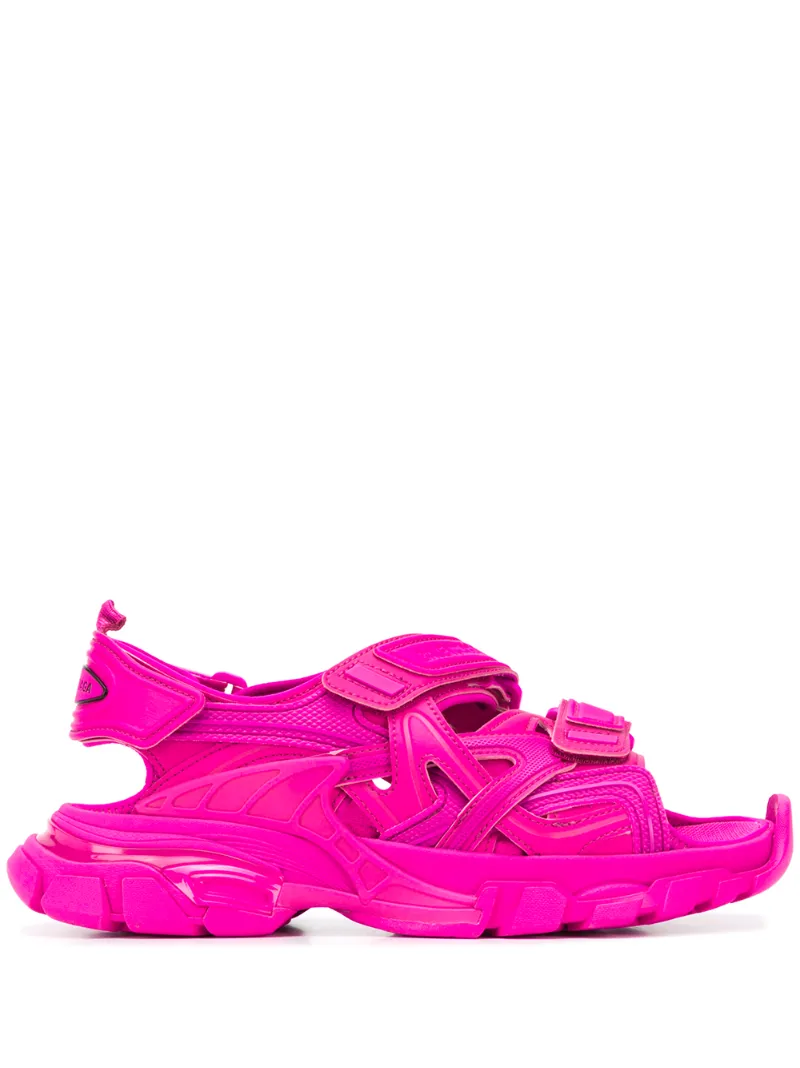 pink rubber sandals