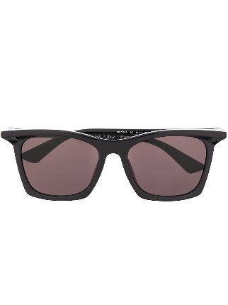 Balenciaga Eyewear Rim Rectangular-frame Sunglasses - Farfetch