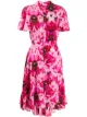 Image 1 of Alexander McQueen flower print tea dress