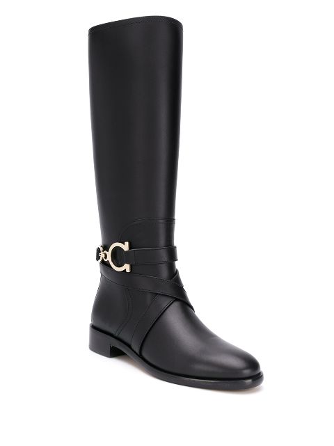 salvatore ferragamo knee high boots