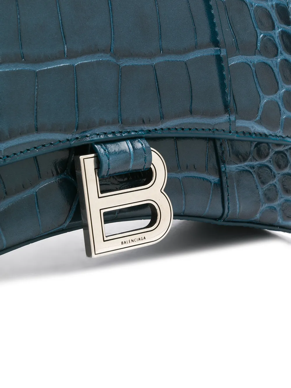 blue balenciaga hourglass bag