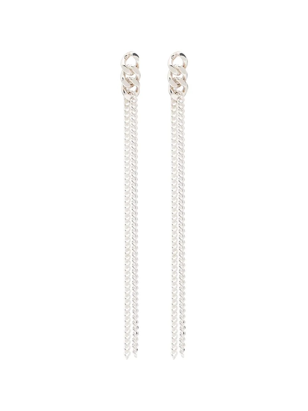 SASKIA DIEZ DROP CHAIN EARRINGS