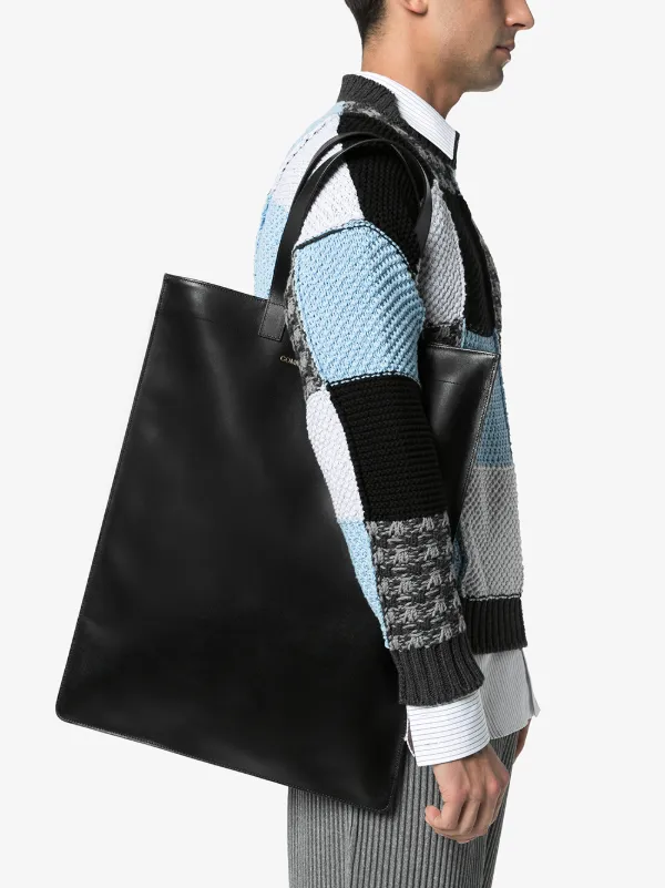 Comme Des Garçons Wallet Logo Print Tote Bag - Farfetch