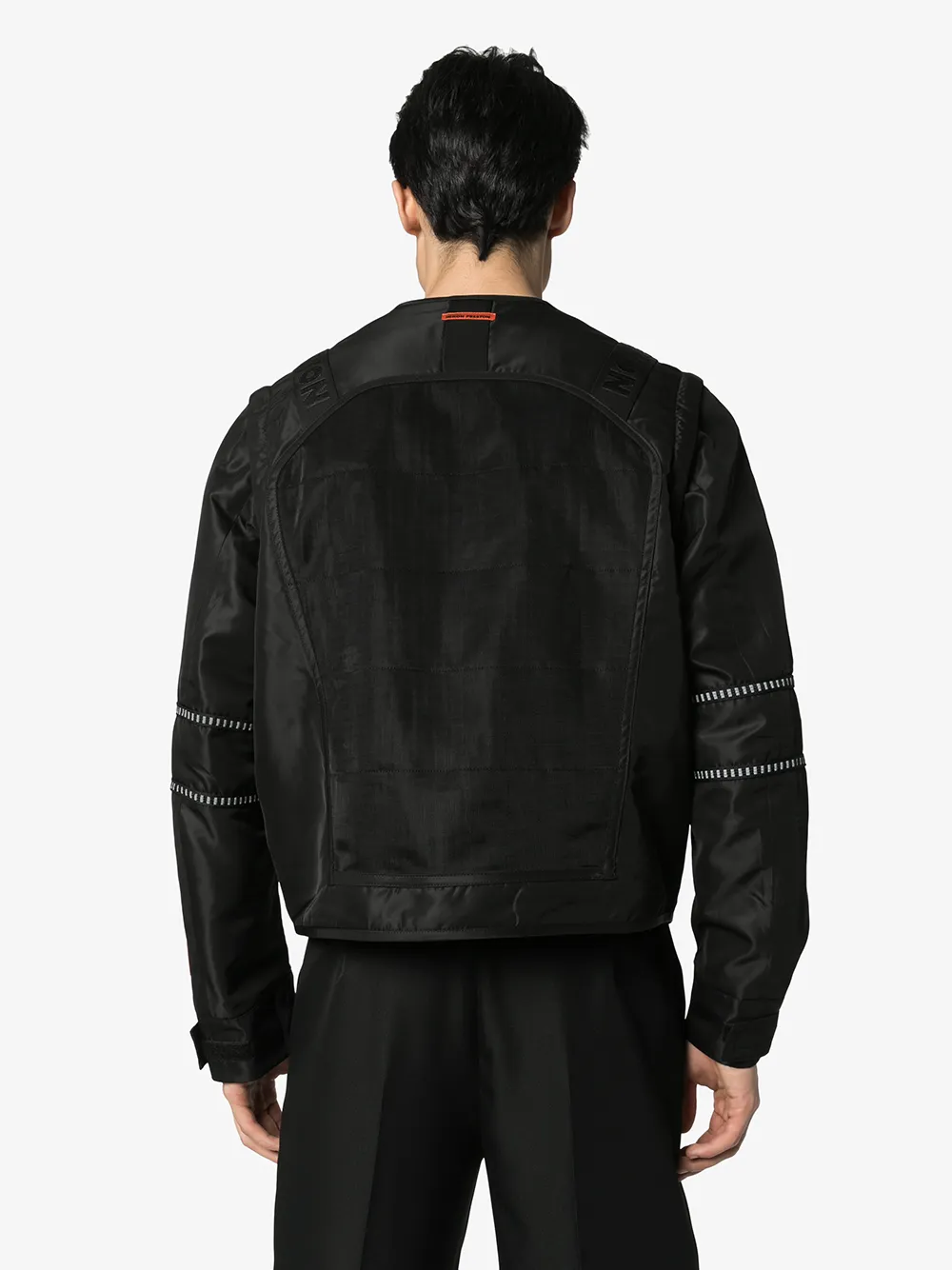 Shop Heron Preston Utility Zip-up Jacket In Black