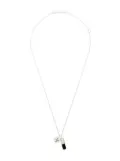 AMBUSH pill necklace - SILVER/BLACK