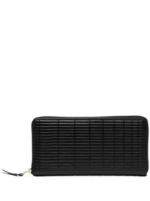 Comme Des Garçons Wallet cartera texturizada