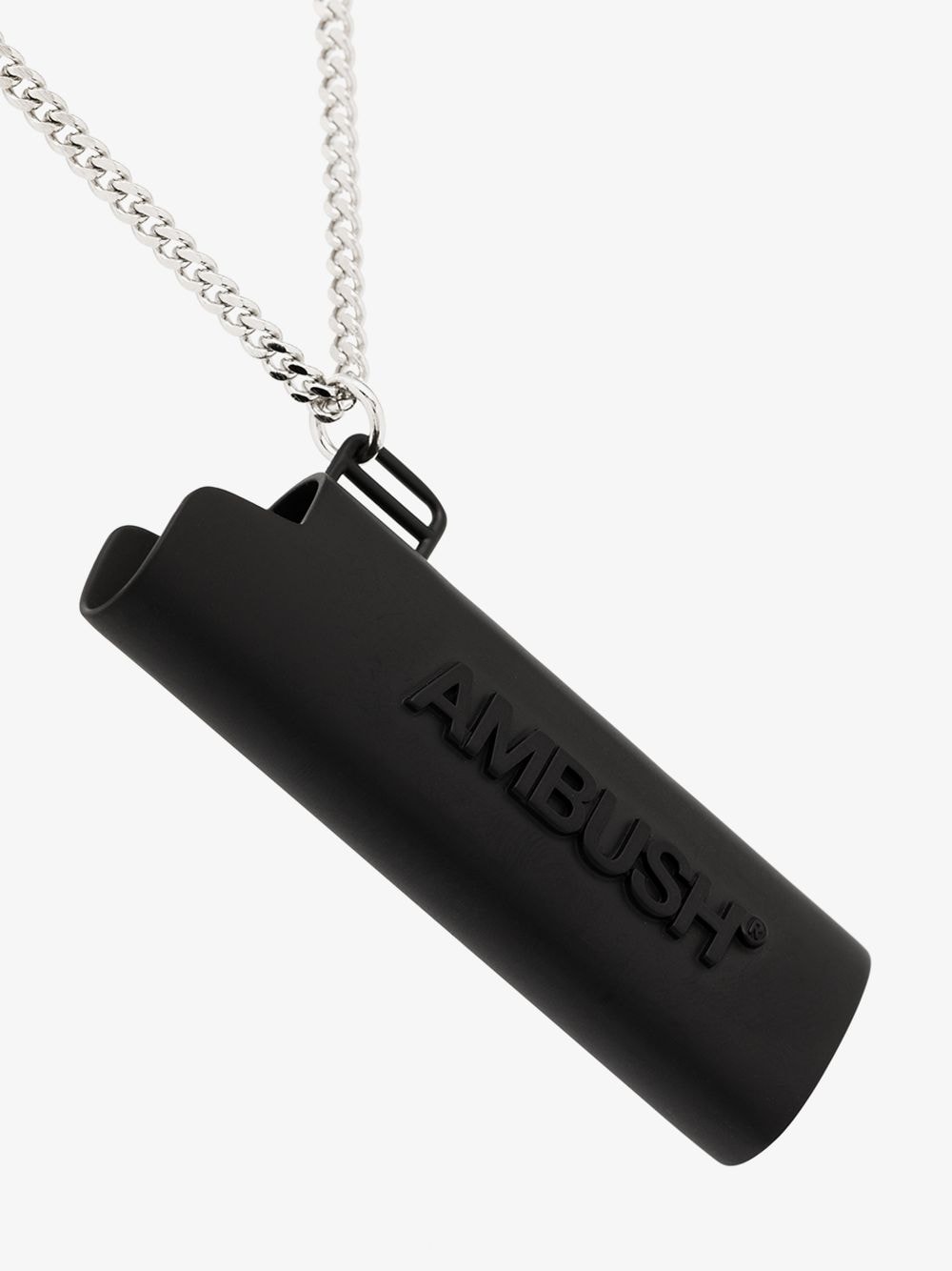 Shop Ambush Lighter Pendant Necklace In Black