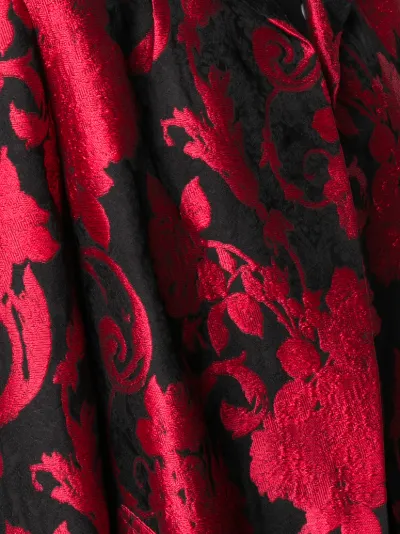 Dries Van Noten floral jacquard coat 