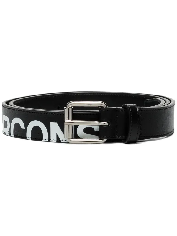 Comme Des Garçons Wallet logo-print Leather Belt - Farfetch