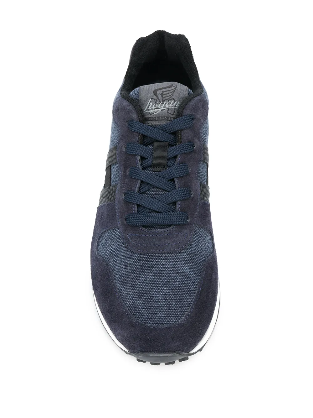 Hogan logo low-top sneakers Blue