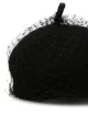 Image 2 of Venna Painter net-overlay felt hat