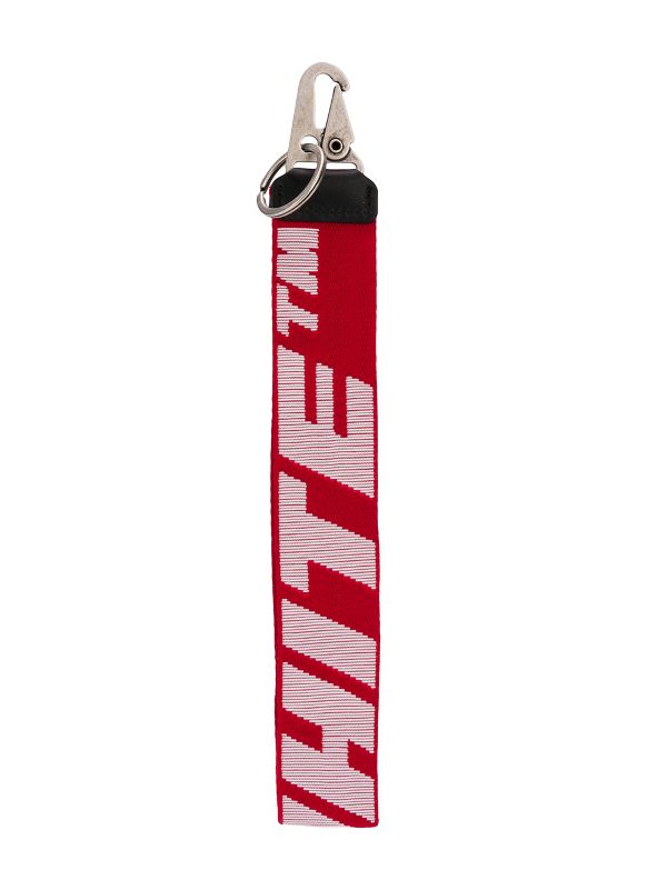 Off white hot sale keychain red