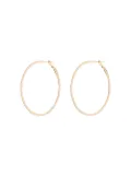 Dana Rebecca Designs diamond embellished hoop earrings - Gold