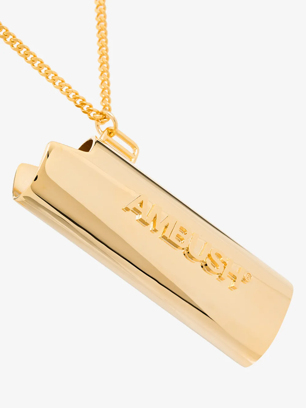 Ambush Gold Tone Large Lighter Case Necklace In Gold