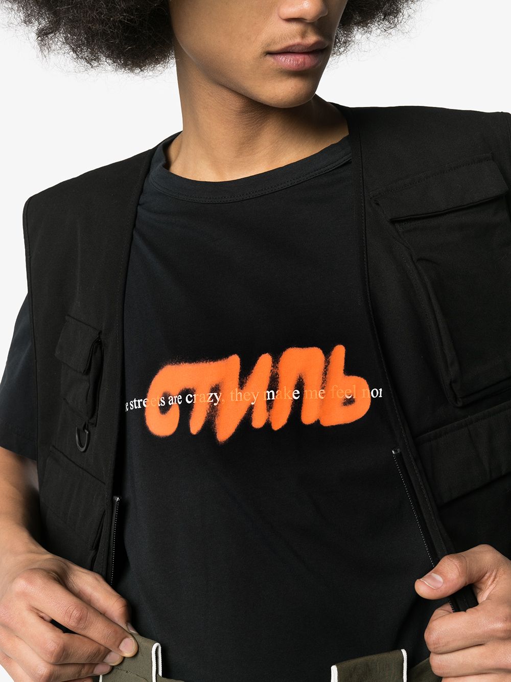 фото Heron preston футболка с принтом 'стиль'