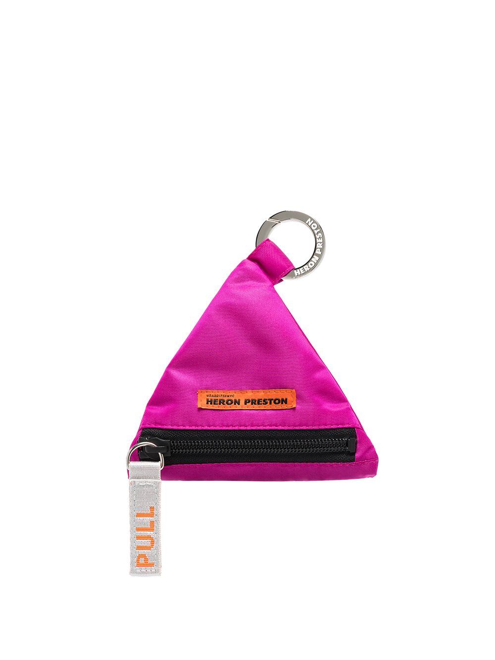 фото Heron preston triangular keyring charm wallet