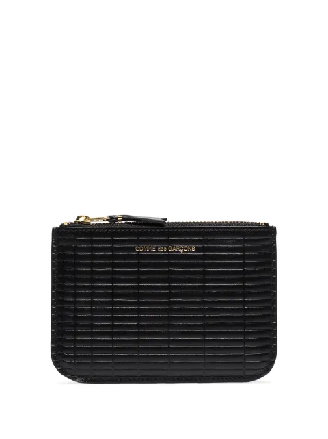 Comme Des Garçons Wallet cartera texturizada