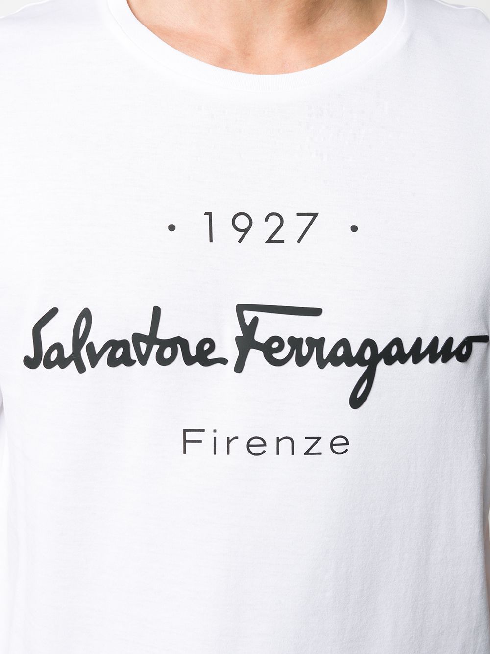 фото Salvatore ferragamo футболка с логотипом