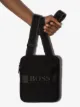BOSS Pixel logo-print shoulder bag