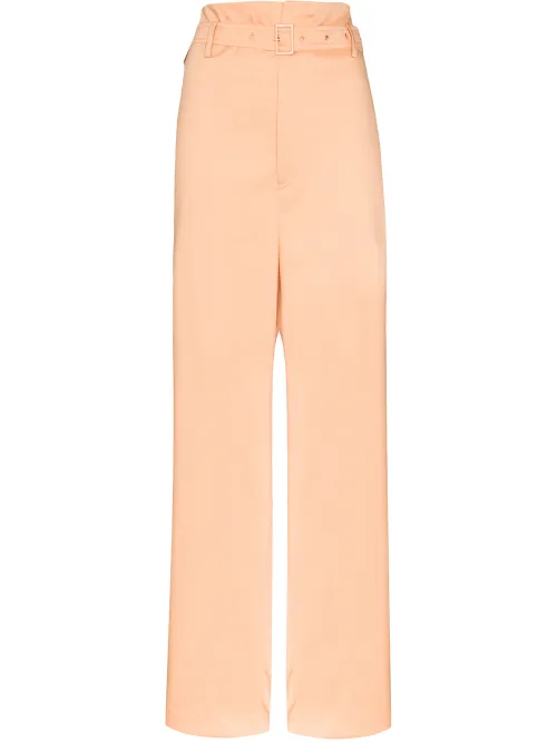Pantalon à taille haute ceinturée - Low Classic - Modalova