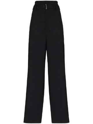 Low Classic Paper Bag Belted Trousers - Farfetch
