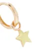Alison Lou 14kt gold Star Huggy hoop earring