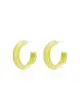 Image 1 of Alison Lou Loucite small jelly hoop earrings