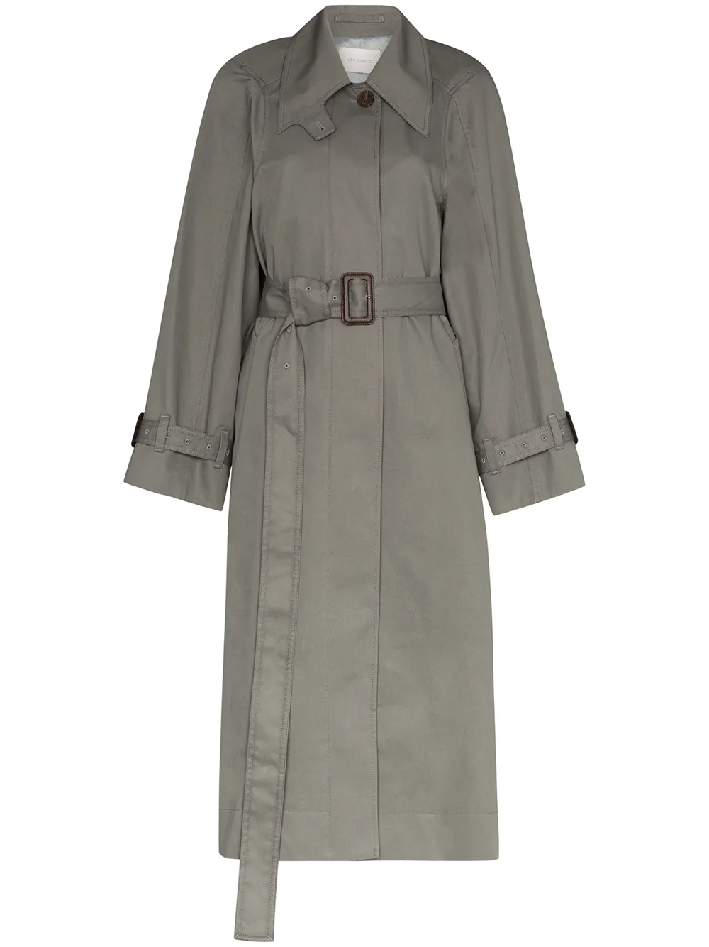 фото Low classic belted trench coat