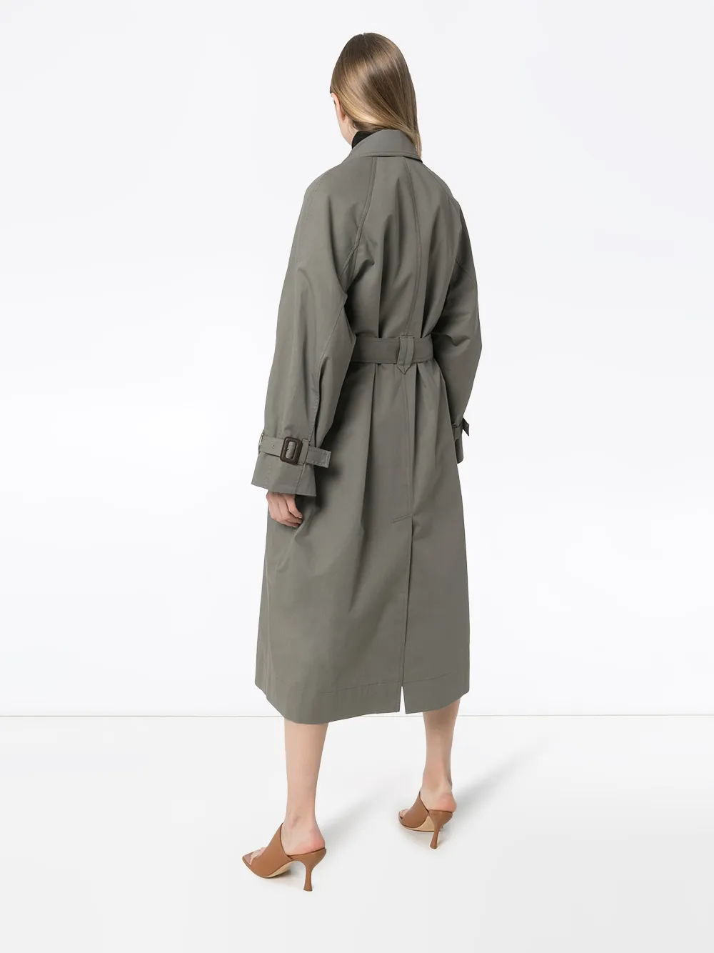 фото Low classic belted trench coat