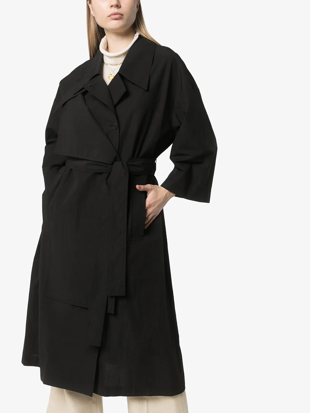 фото Low classic two-way adjustable trench coat