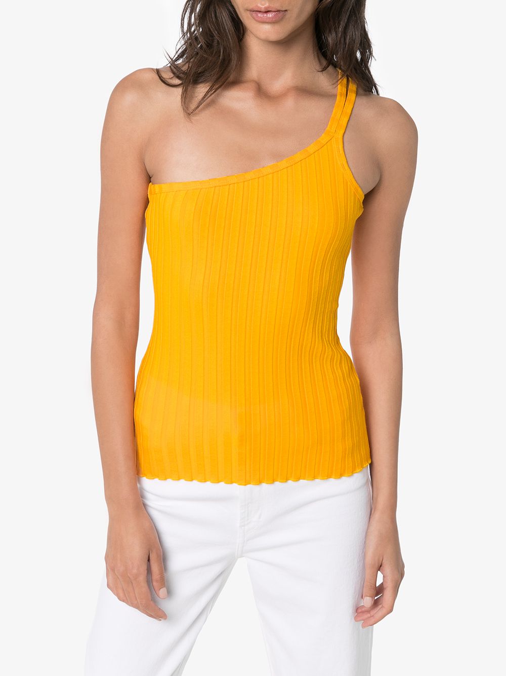 фото Simon miller capilla one shoulder ribbed top