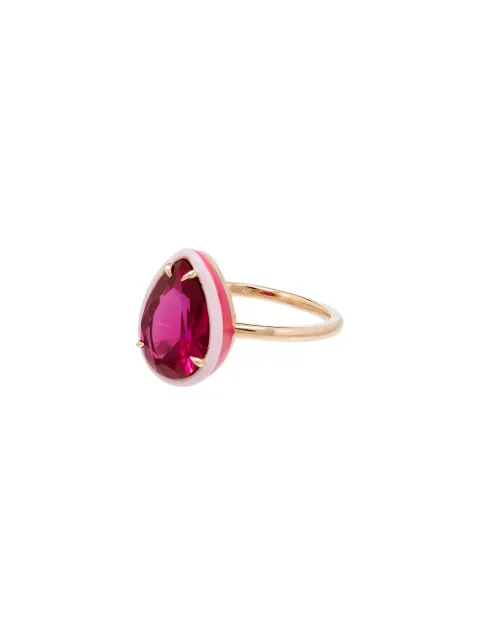 Alison Lou 14kt gold Cocktail ruby ring