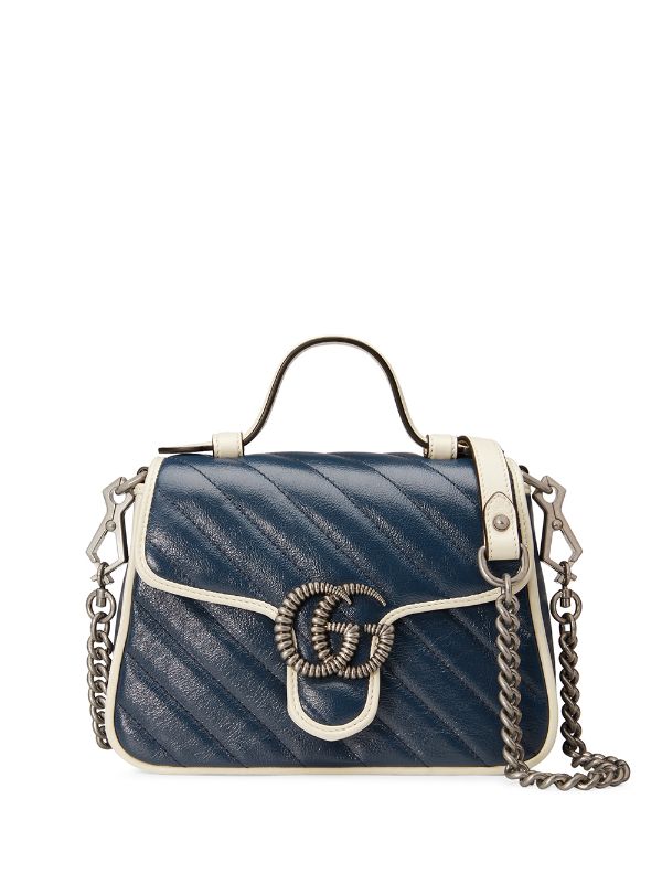 Gucci GG Marmont Mini Top Handle Bag 
