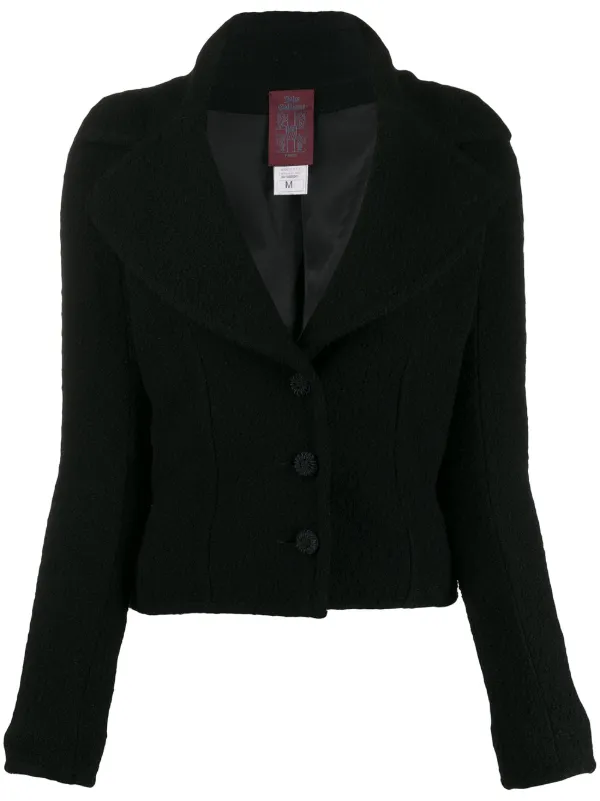 Burberry Woman Blazer Black Size 10 Wool, Elastane