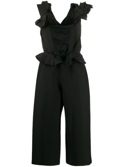 Comme Des Garcons 2000s gathered asymmetric jumpsuit Women