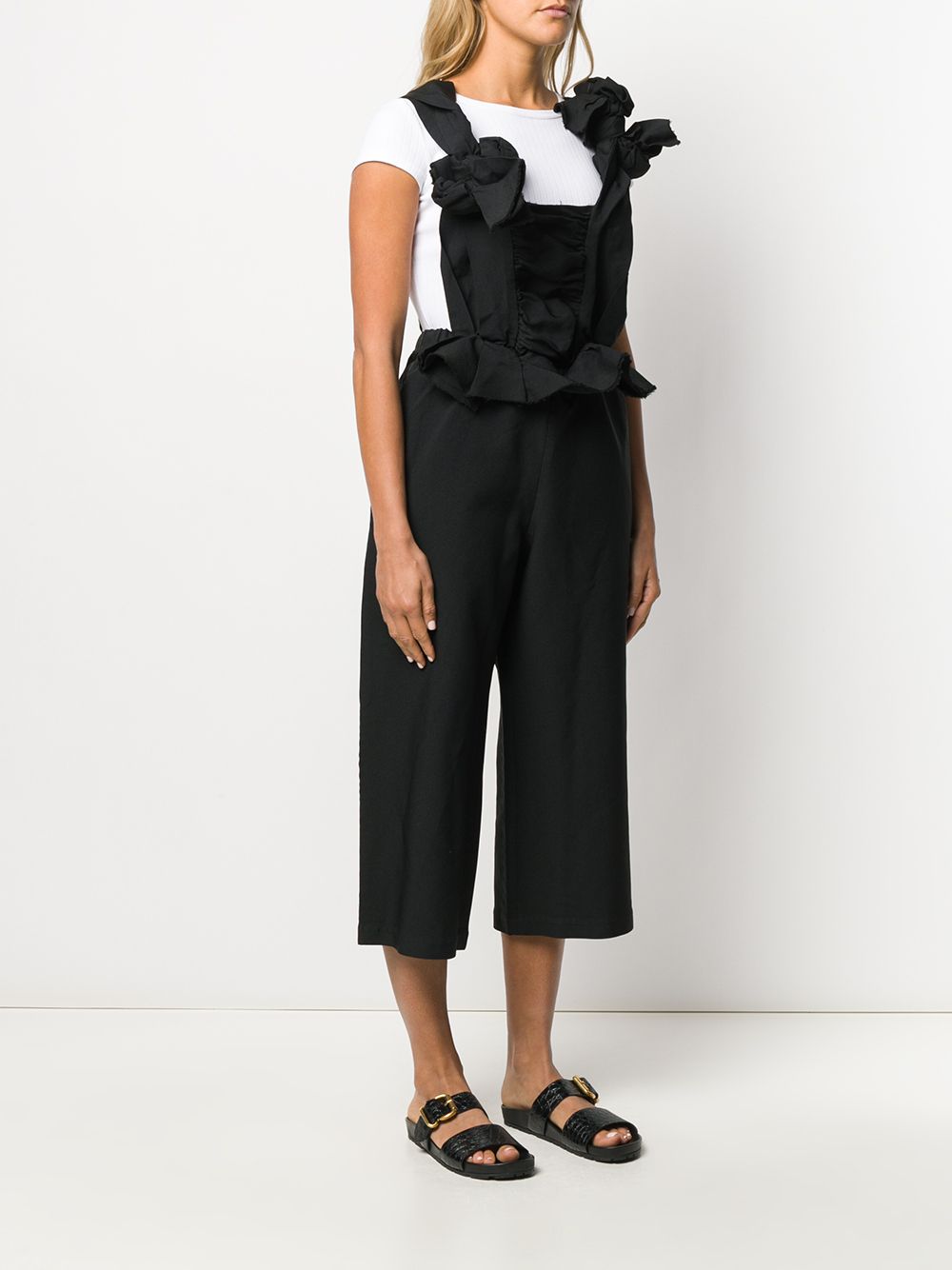 Comme Des Garcons 2000s gathered asymmetric jumpsuit Women