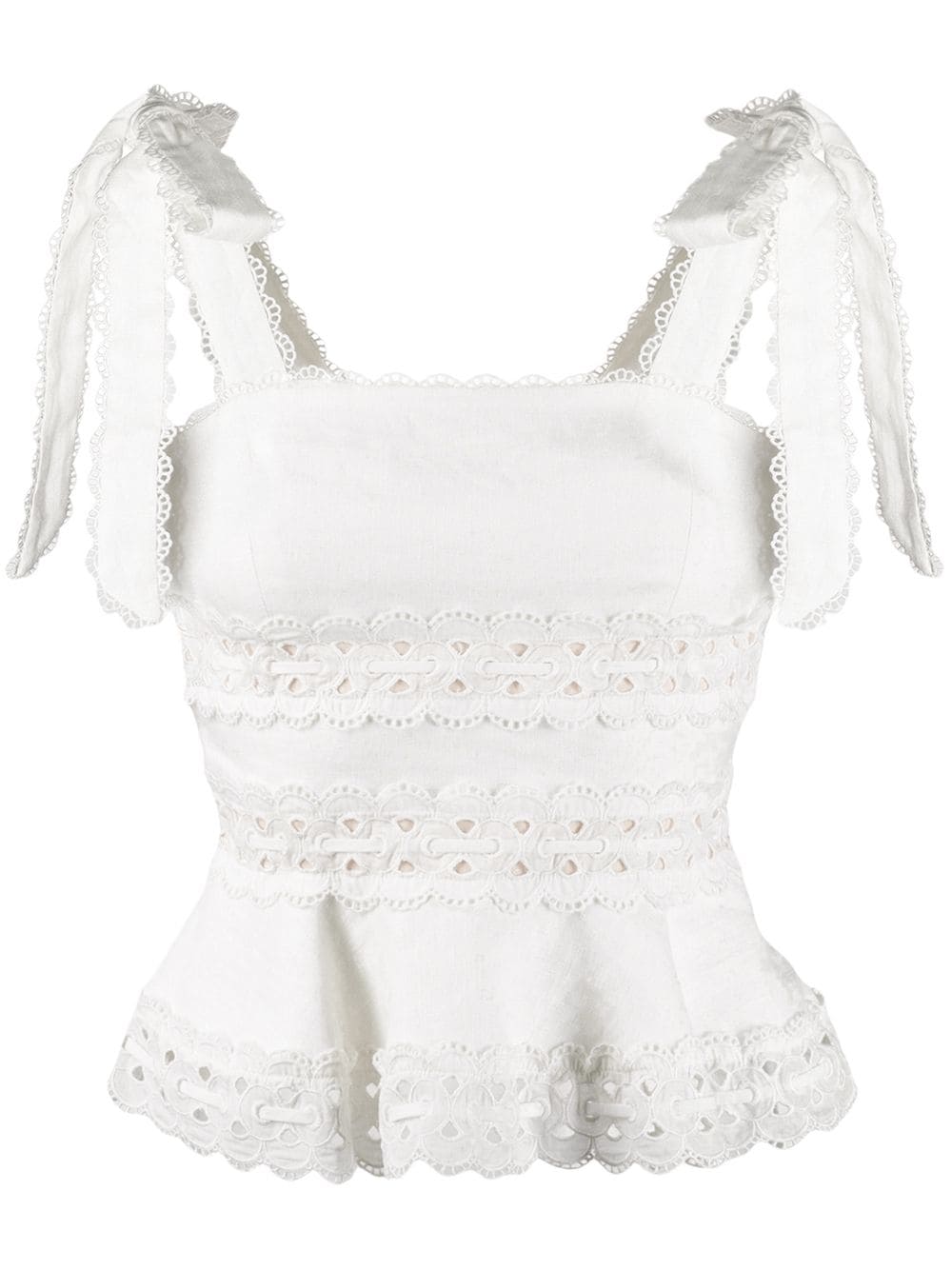 фото Zimmermann broderie anglaise top