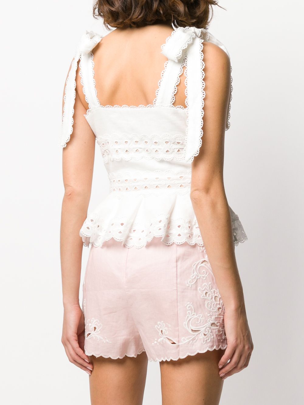 фото Zimmermann broderie anglaise top