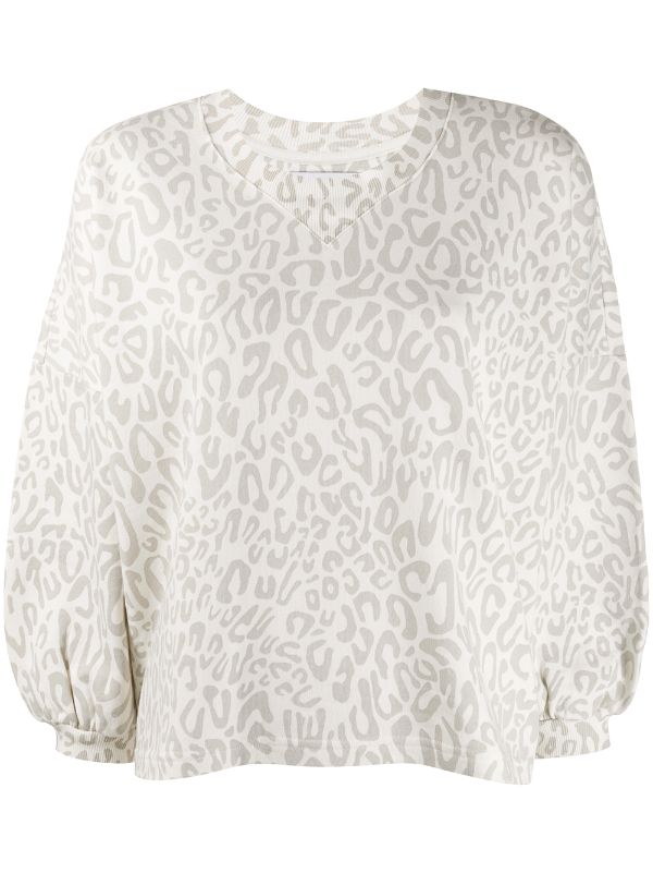 rebecca minkoff leopard sweatshirt