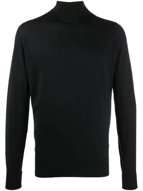 John Smedley wool roll neck jumper