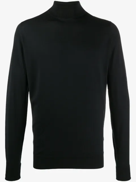John Smedley wool roll neck jumper