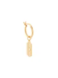 True Rocks razor hoop earring - Gold