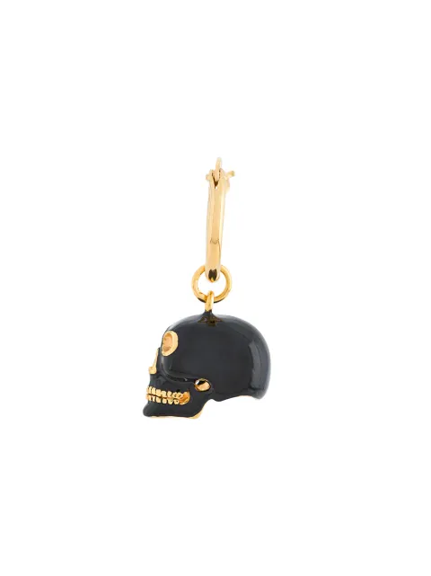 True Rocks skull hoop earring