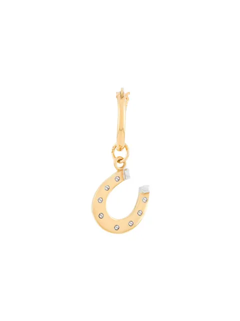 True Rocks horseshoe hoop earring