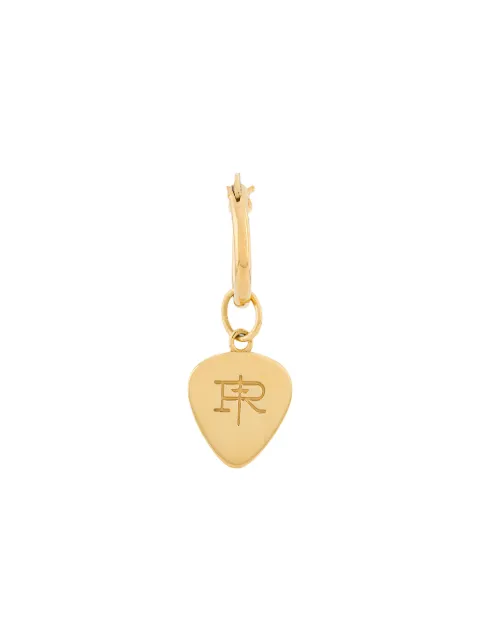 True Rocks mini plectrum hoop earring