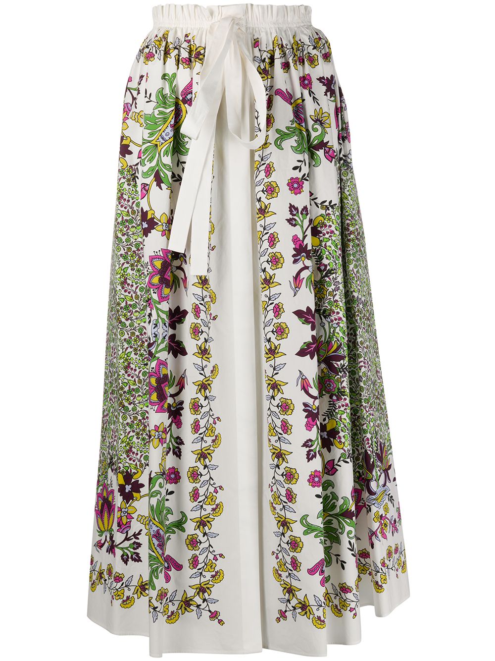 фото Givenchy юбка миди с цветочным принтом