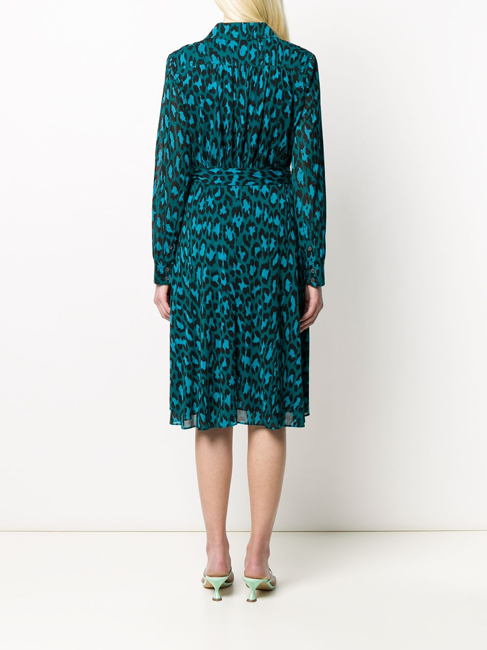 DVF Diane Von Furstenberg animal-print Shirt Dress - Farfetch
